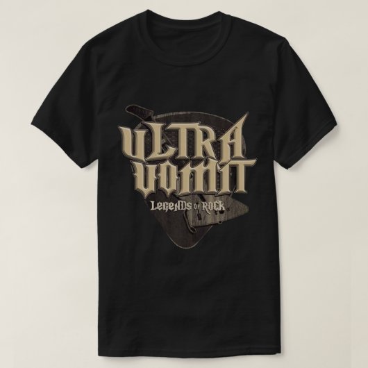 elegant Ultra Vomit Band design Sticker.png T-shirt (Design voorkant)