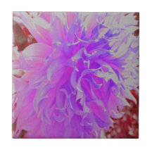Elegant ultraviolet decoratieve Dahlia-ventilator