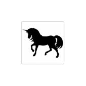 Elegant Unicorn Animal Personal Stationery Kinder Rubberstempel (Afrduk)