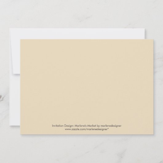 Elegant Unicorn Birthday Party Photo Invitation Kaart (Achterkant)