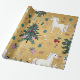 Elegant Unicorn Wrapping Paper  Cadeaupapier