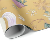 Elegant Unicorn Wrapping Paper  Cadeaupapier (Rol Hoek)