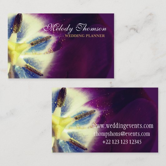 Elegant, uniek Visitekaartje (Voorkant / Achterkant)