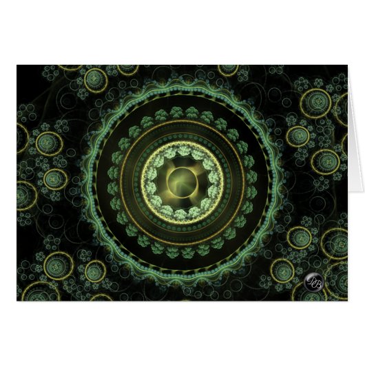 Elegant Unieke Fine Art Hartelijk dank Wenskaart (Voorkant Horizontaal)