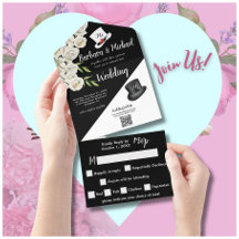 Elegant Unieke Floral & Black