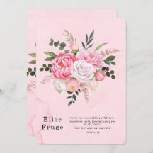 Elegant Unieke Roze Witte PeonY Wedding