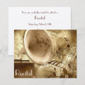 Elegant  Unisex Music Overweging Uitnodigingen (Voorkant / Achterkant)