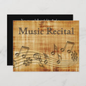 Elegant  Unisex Music Overweging Uitnodigingen (Voorkant / Achterkant)