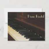 Elegant  Unisex Piano Overweging Uitnodigingen (Voorkant)