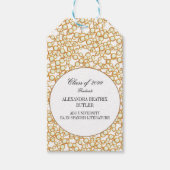 Elegant University Master's Afstudeerder Graduatio Cadeaulabel (Voorkant)