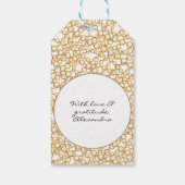 Elegant University Master's Afstudeerder Graduatio Cadeaulabel (Achterkant)