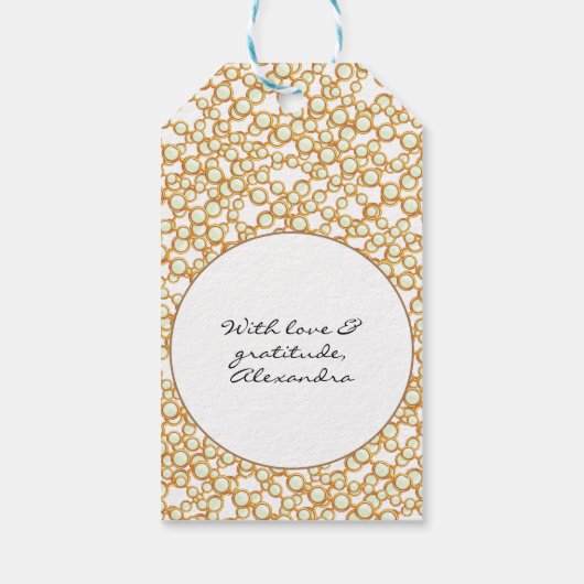 Elegant University Master's Afstudeerder Graduatio Cadeaulabel (Achterkant)