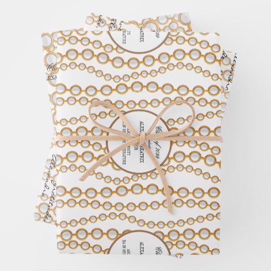 Elegant University Master's Afstudeerder Graduatio Inpakpapier Vel (In situ)