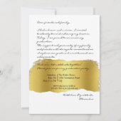 Elegant University Master's Grad Graduation Party Kaart (Achterkant)