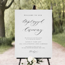 Elegant unplugged Ceremony Weddenschap Vertical Si