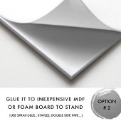 Elegant unplugged Ceremony Weddenschap Vertical Si Poster