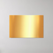 Elegant Upload Your Photo on Gold Background XXL Canvas Afdruk (Voorkant)