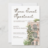 Elegant Urban Apartment Housewarming Kaart (Voorkant)