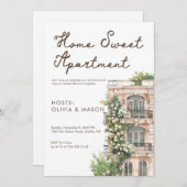 Elegant Urban Apartment Housewarming Kaart (Voorkant / Achterkant)