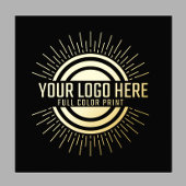 Elegant Uw Logo hier Gold Folie Afdrukken