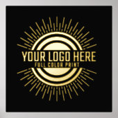 Elegant Uw Logo hier Gold Folie Afdrukken (Voorkant)