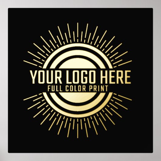 Elegant Uw Logo hier Gold Folie Afdrukken (Voorkant)