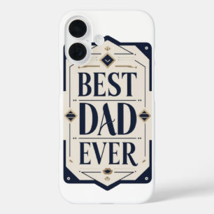 Elegant Vaderdag afdrukbaar ontwerp iPhone 16 Hoesje