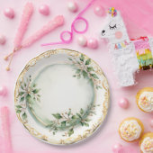 Elegant vakantie dineren papieren bordje (Feest)