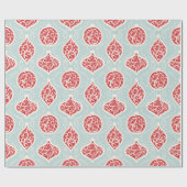 Elegant vakantiepatroon cadeauomslag cadeaubonnen cadeaupapier (Vlak)