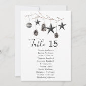 Elegant Vakantietkaartnummerkaart Kaart (Voorkant)