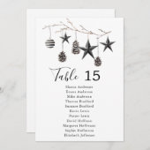 Elegant Vakantietkaartnummerkaart Kaart (Voorkant / Achterkant)