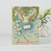 Elegant  Valentijn Feestdagenkaart (Staand voorkant)