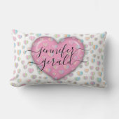 Elegant Valentijn hartontwerp Kussen (Voorkant)