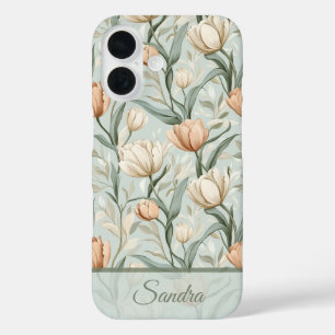 Elegant Valentijnsdag Cadeau Tulp Bloemstuk Op Maa iPhone 16 Hoesje