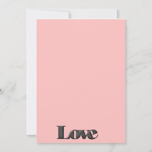 Elegant Valentijnsdag nodigt uit Kaart (Achterkant)