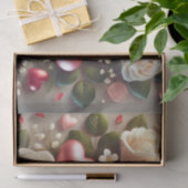 Elegant Valentijnsdag ontwerp met Rozen Tissuepapier (Geschenk)