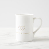 Elegant Valentine’s Day Mug Porselein Kop (Rechts)
