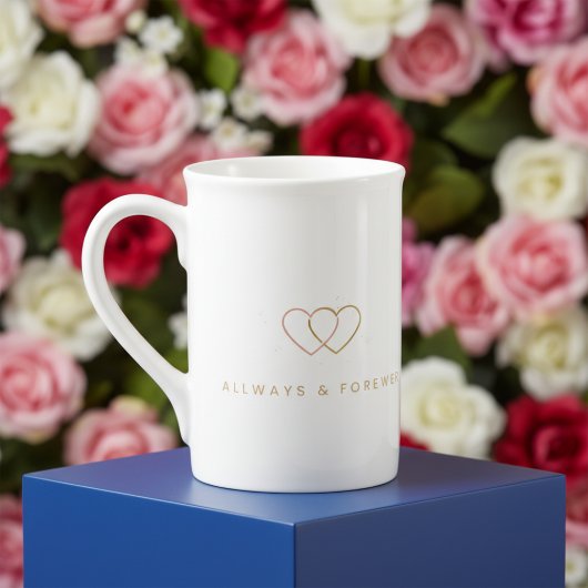 Elegant Valentine’s Day Mug Porselein Kop