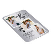 Elegant Valentine’s Day Photo Collage Magneet (Rechterzijde)