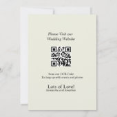 Elegant van de Kleur van het Water van de Bloemen  Kaart (Achterkant)