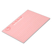 Elegant van het bureau van de verpleegster Stethos Notitieblok (Schuin)