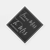 Elegant Van Miss naar Mrs Vrijgezellenfeest Servet (Hoek)