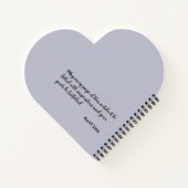 ELEGANT VanGogh editable Katherine name Notitieboek (Achterkant)