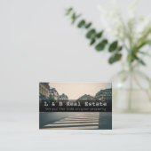 Elegant vastgoed Visitekaartje -  (Staand voorkant)