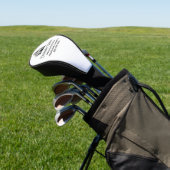 Elegant Vastgoedbedrijf Aangepaste Makelaar Golfheadcover (Insitu)
