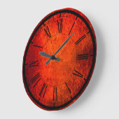 Elegant velvet red wall klok (Hoek)