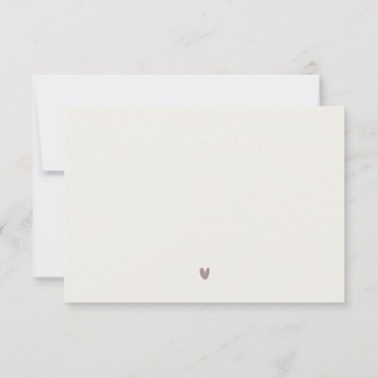 Elegant Venetië Italië Canals Waterverf Bruiloft RSVP Kaartje (Achterkant)