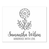 Elegant ventilator, aangepast groot rubberstempel (Afrduk)