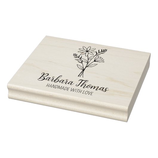 Elegant ventilator, aangepast groot rubberstempel (Stempel)