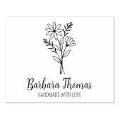 Elegant ventilator, aangepast groot rubberstempel (Afrduk)